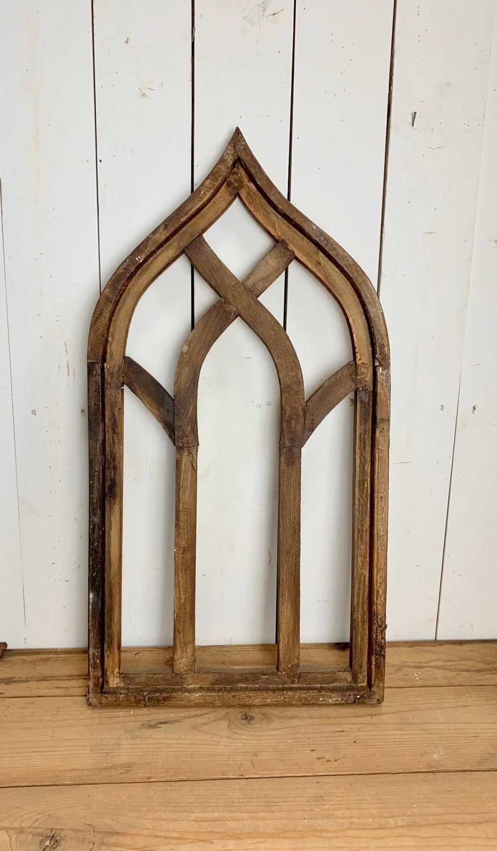 Church Windows | Brown Distressed Pointed Church Window Church Windows Church Windows