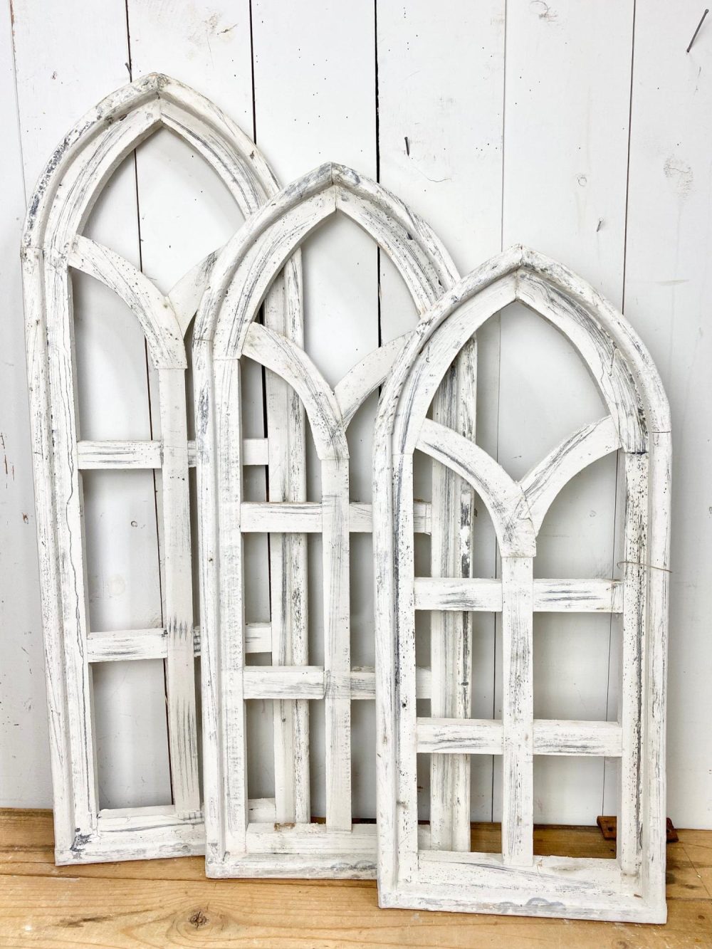 Church Windows | White Washed Arched Church Windows Church Windows Church Windows