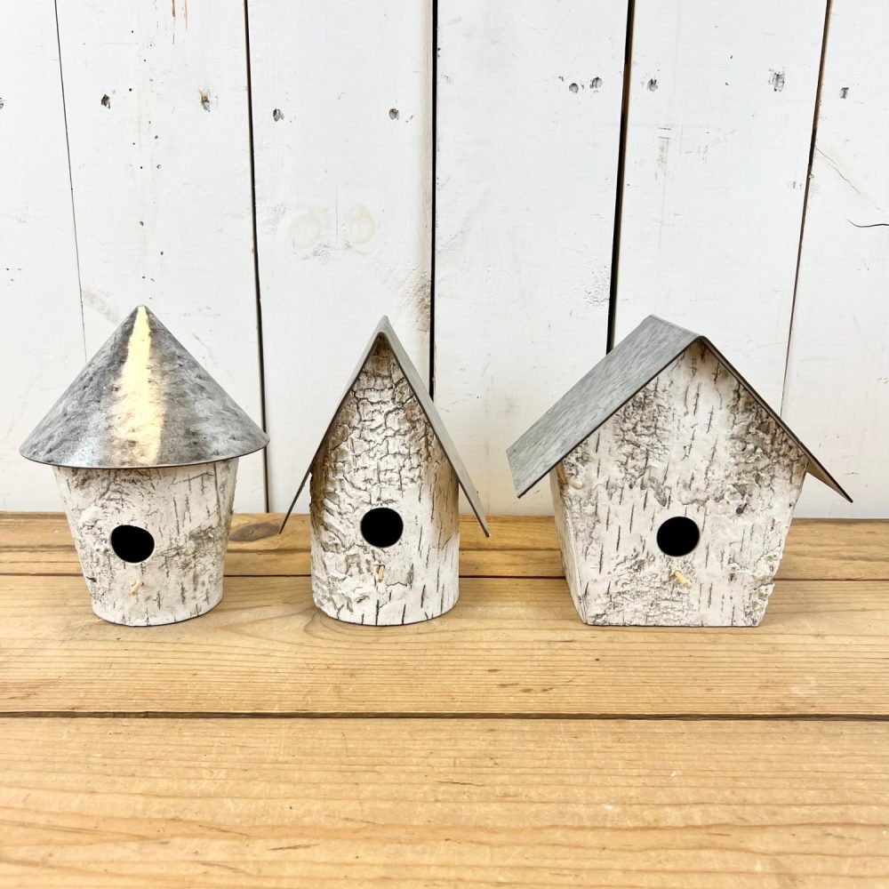 Decorative Objects | Birch Bird Houses Birds Birds