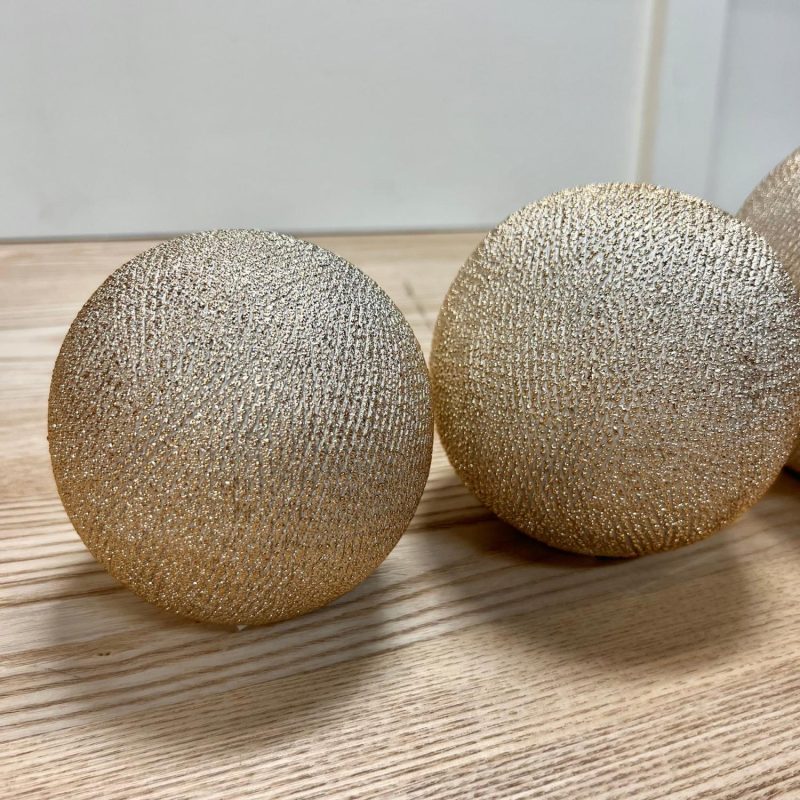 Decorative Objects | Ceramic Champagne Orbs – Set of 3 Decorative Objects Decorative Objects