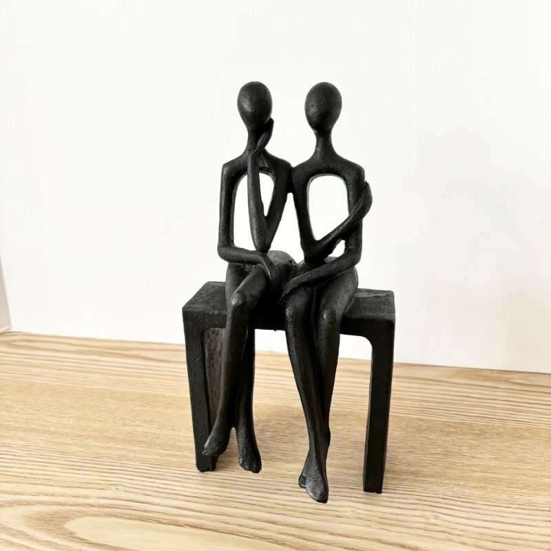 Decorative Objects | Couple On Bench Figurine Decorative Objects Decorative Objects