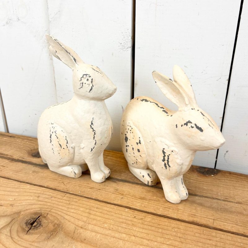 Decorative Objects | Distressed Resin Bunnies Decorative Objects Decorative Objects