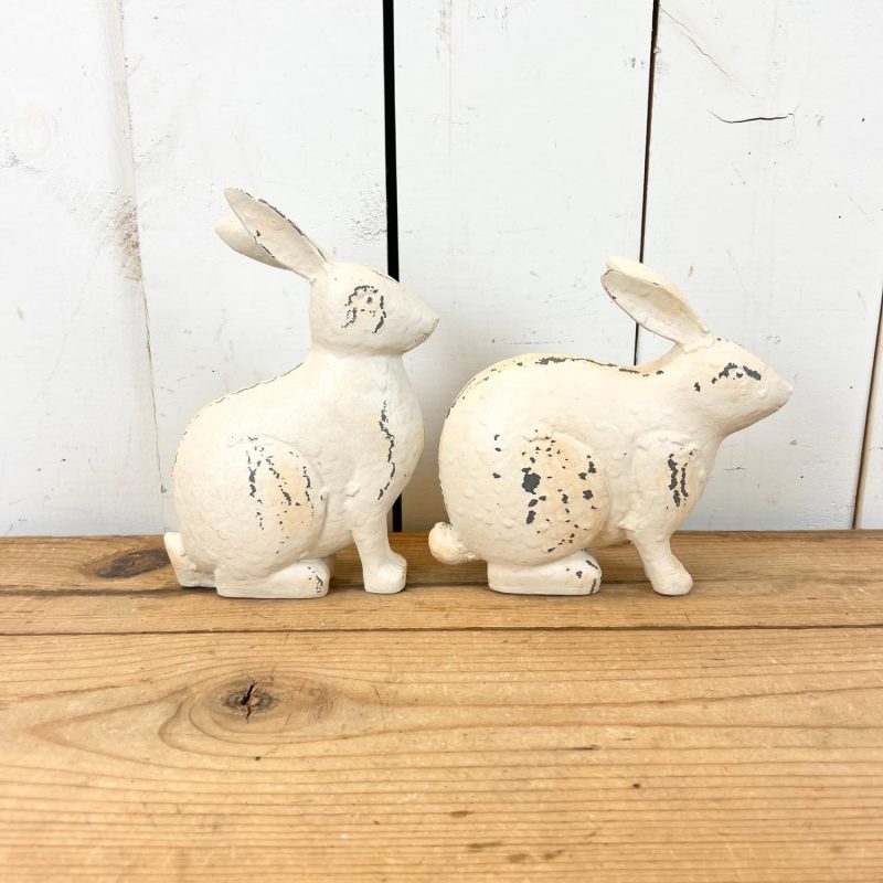 Decorative Objects | Distressed Resin Bunnies Decorative Objects Decorative Objects