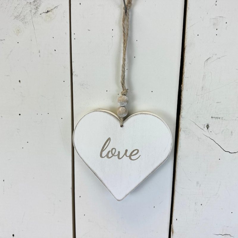 Decorative Objects | “Love” Hanging Heart Decorative Objects Decorative Objects