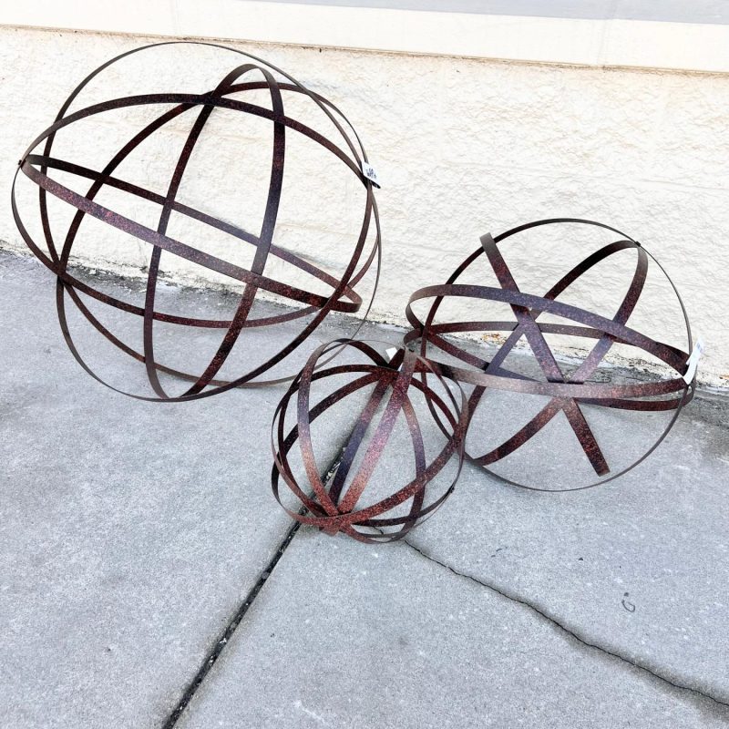 Decorative Objects | Garden Banded Spheres Decorative Objects Decorative Objects