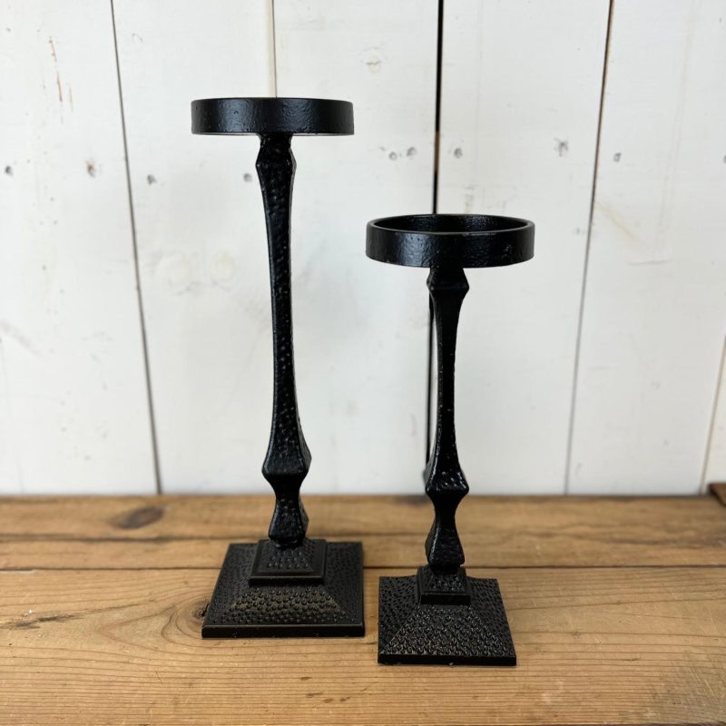 Decorative Objects | Iron Candle Holder, Set of 2 Decorative Objects Decorative Objects