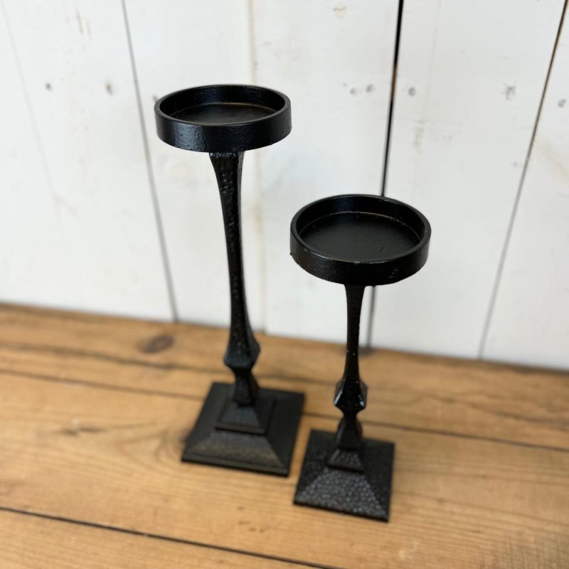 Decorative Objects | Iron Candle Holder, Set of 2 Decorative Objects Decorative Objects