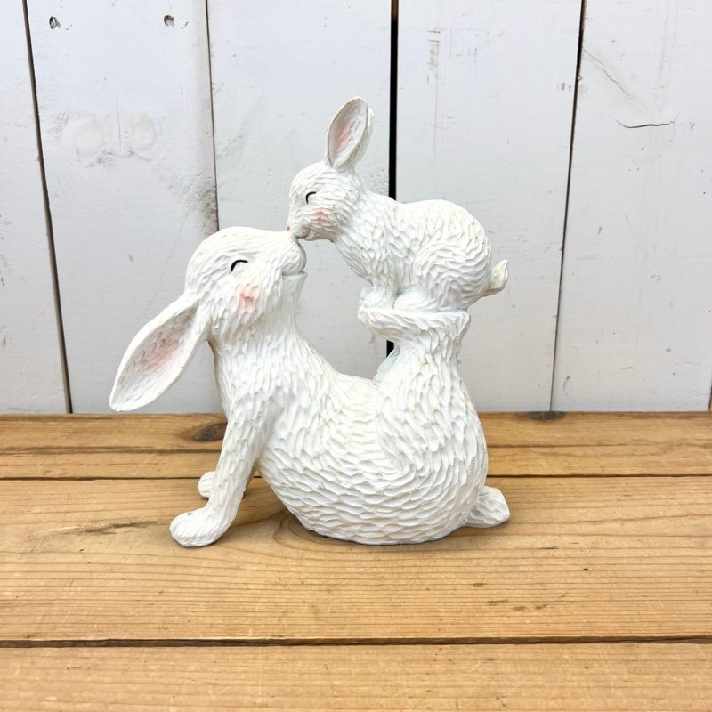 Decorative Objects | Momma and Baby Bunny Figurine Decorative Objects Decorative Objects