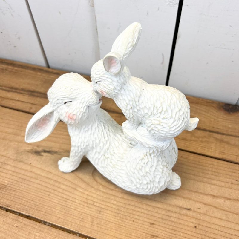 Decorative Objects | Momma and Baby Bunny Figurine Decorative Objects Decorative Objects