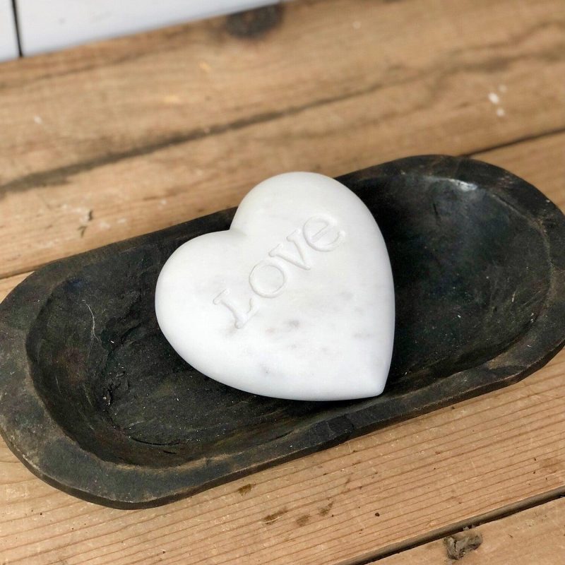 Decorative Objects | Soapstone Heart with "Love" Engraved Decorative Objects Decorative Objects