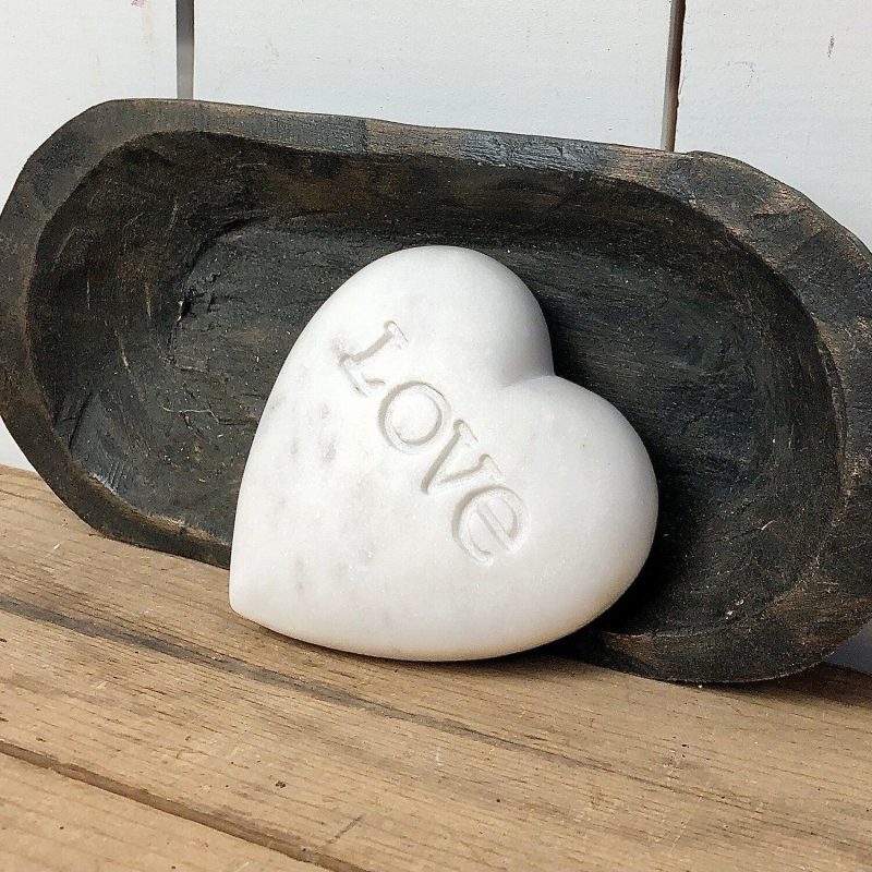 Decorative Objects | Soapstone Heart with "Love" Engraved Decorative Objects Decorative Objects