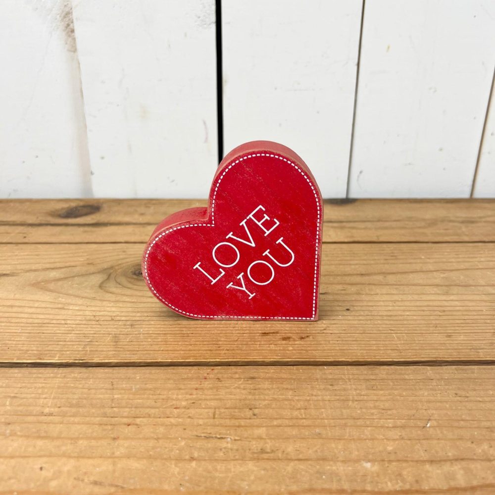 Decorative Objects | Valentine’s Day Wooden Heart Decorative Objects Decorative Objects