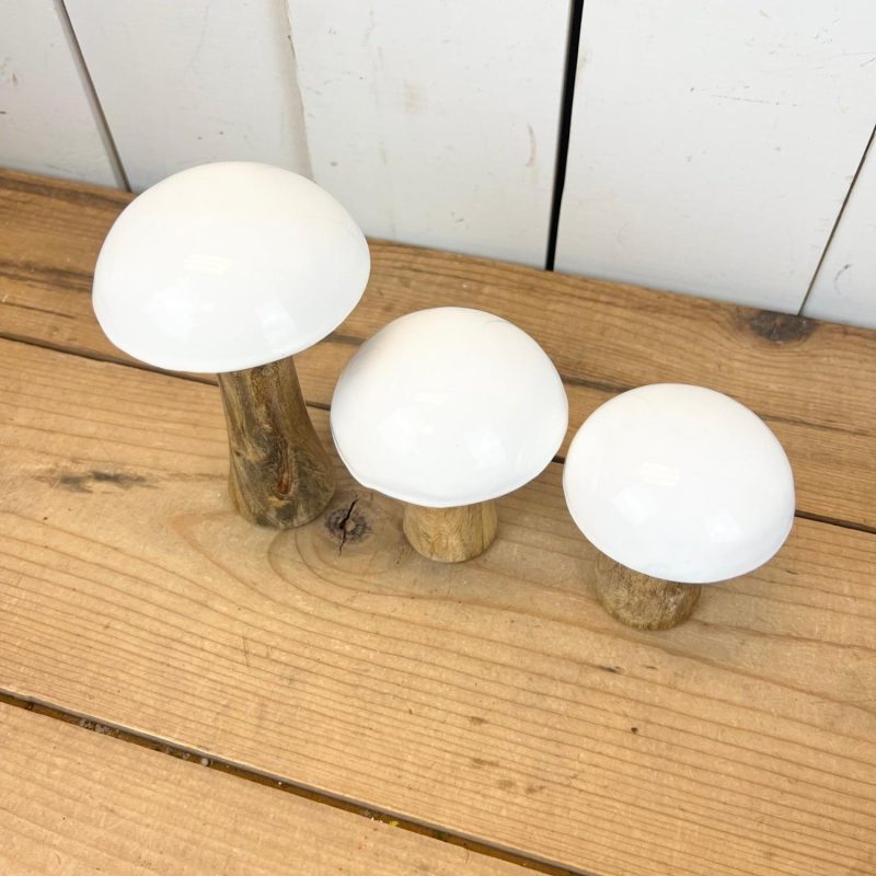 Decorative Objects | White Mushrooms Decorative Objects Decorative Objects