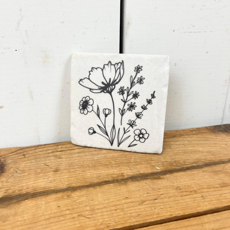 Decorative Objects | Wildflower Coasters Decorative Objects Decorative Objects