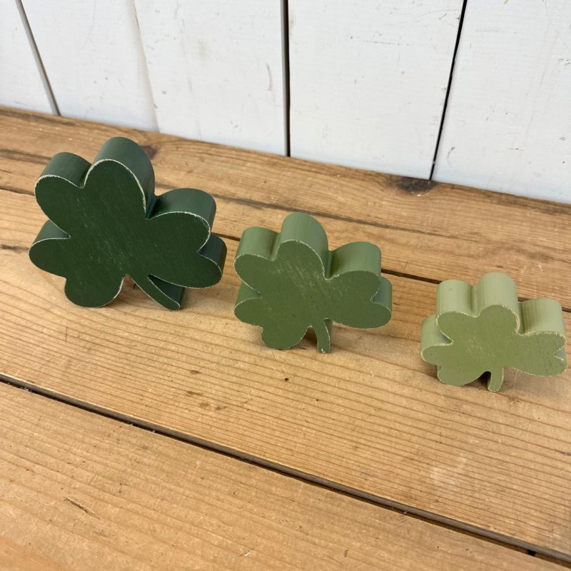 Decorative Objects | Wooden Shamrock Set Decorative Objects Decorative Objects