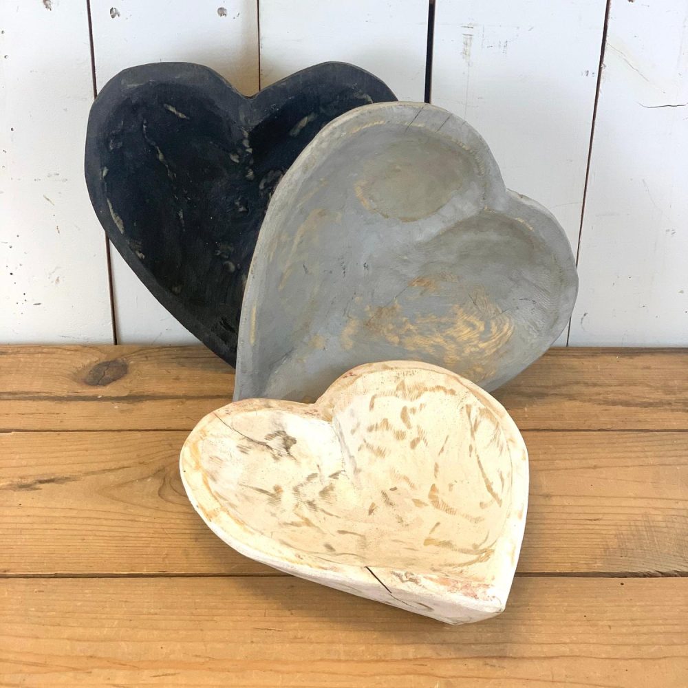 Dough Bowls | Medium Heart Shaped Dough Bowls Dough Bowls Dough Bowls