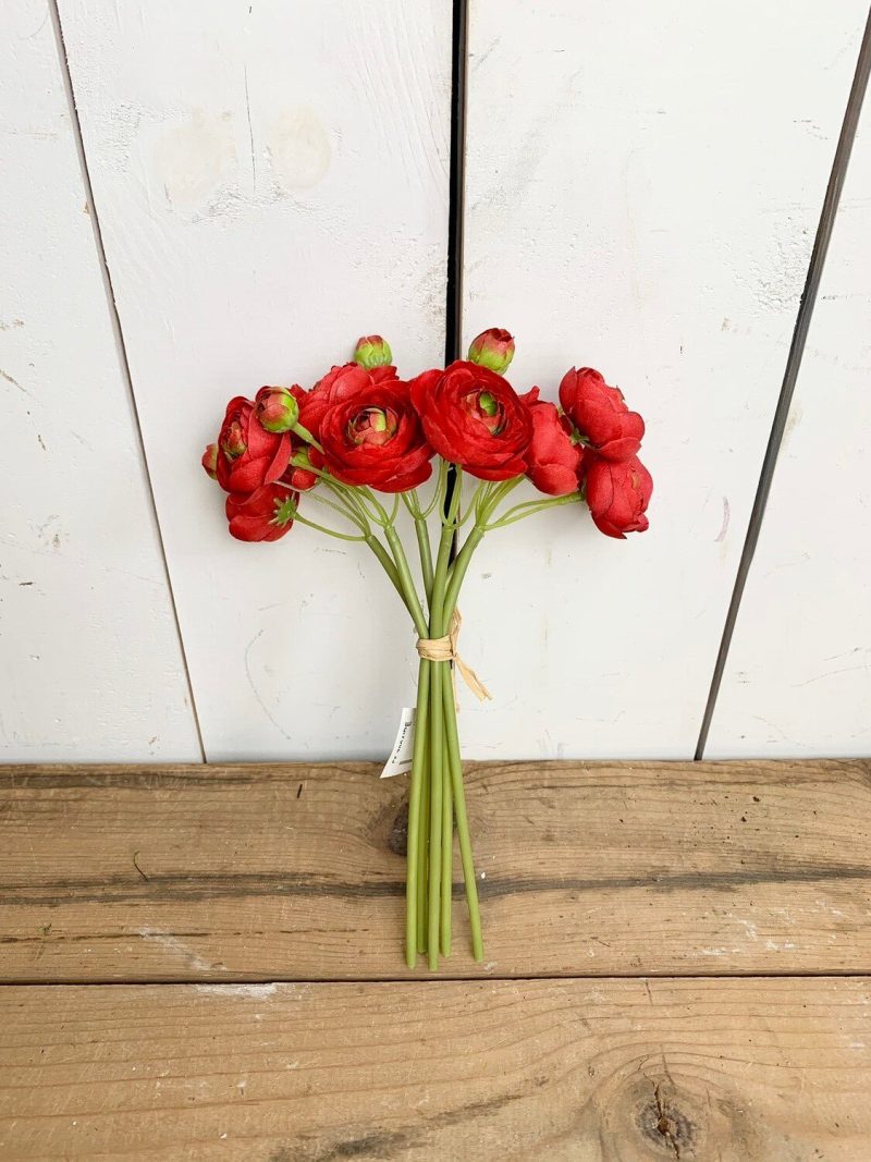 Greenery | Red Ranunculus Bush Florals & Greenery Greenery