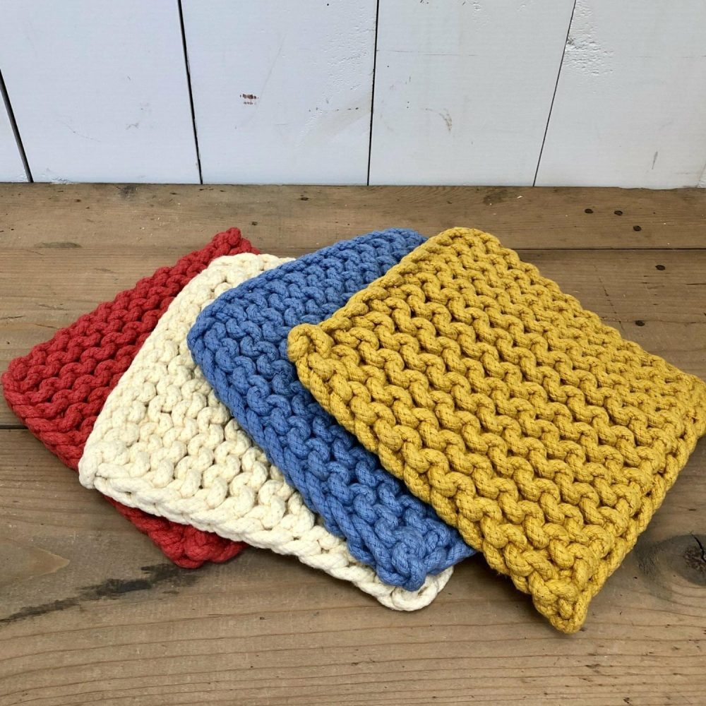 Potholders | Crocheted Potholders Kitchen Potholders