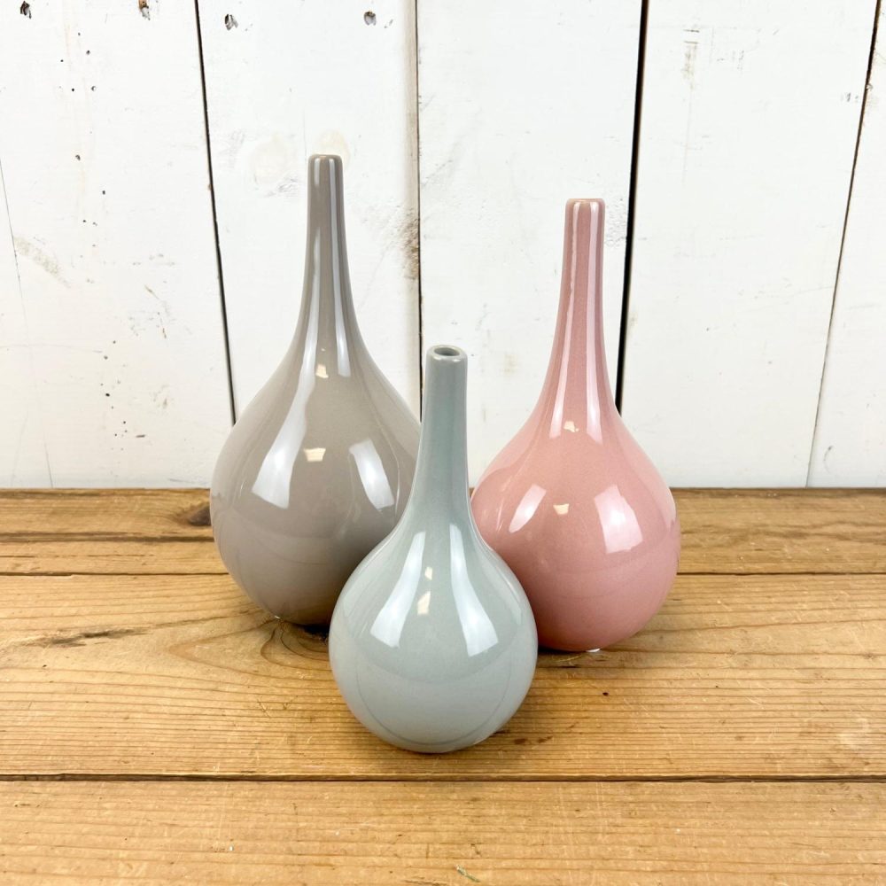 Pottery | Cool Toned Vases Home Decor Pottery