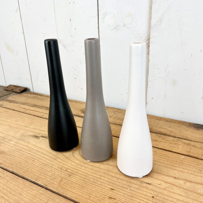 Pottery | Neutral Slim Vases Home Decor Pottery