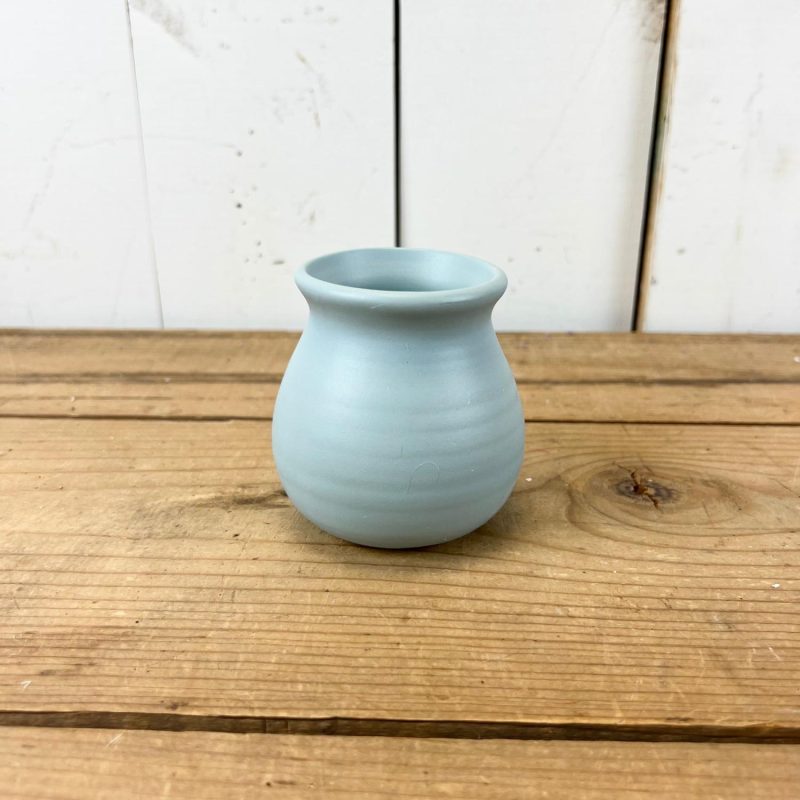 Pottery | Small Blue Toned Bottle Vases Home Decor Pottery