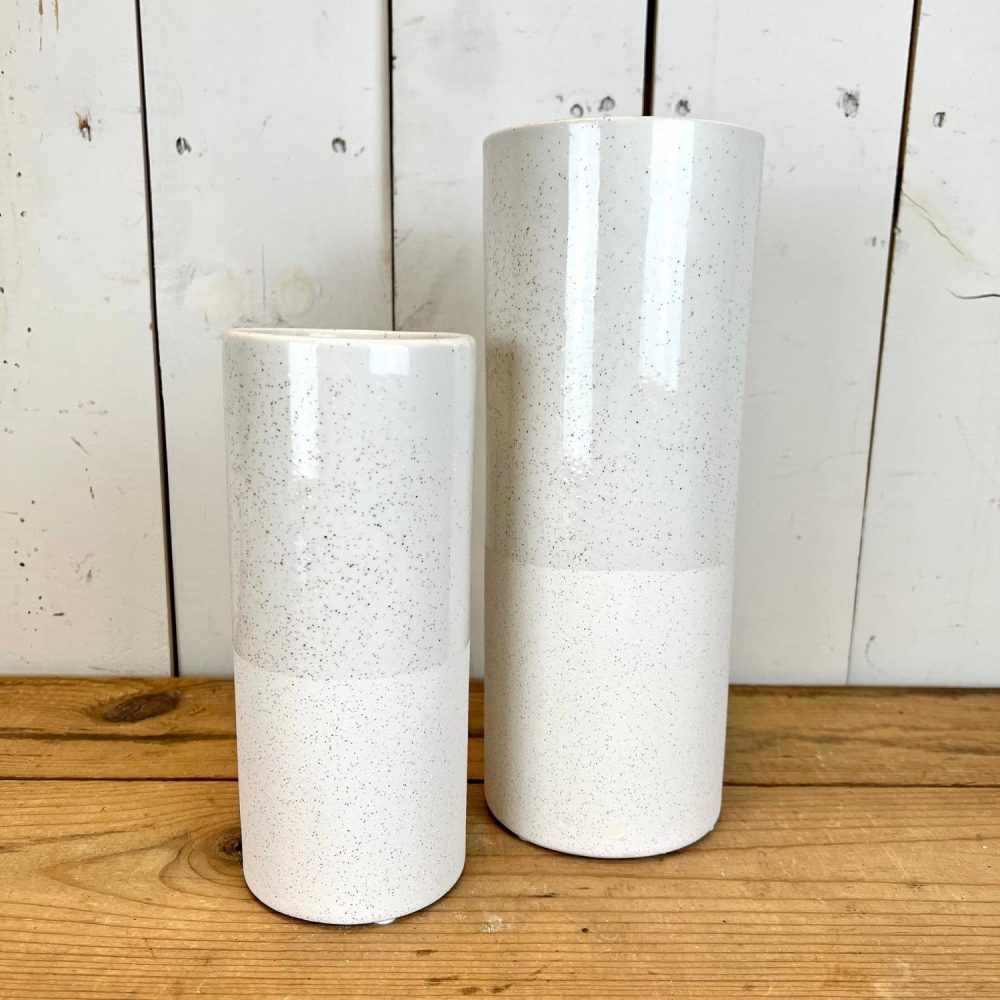 Pottery | Speckled Vase – Set of 2 Home Decor Pottery