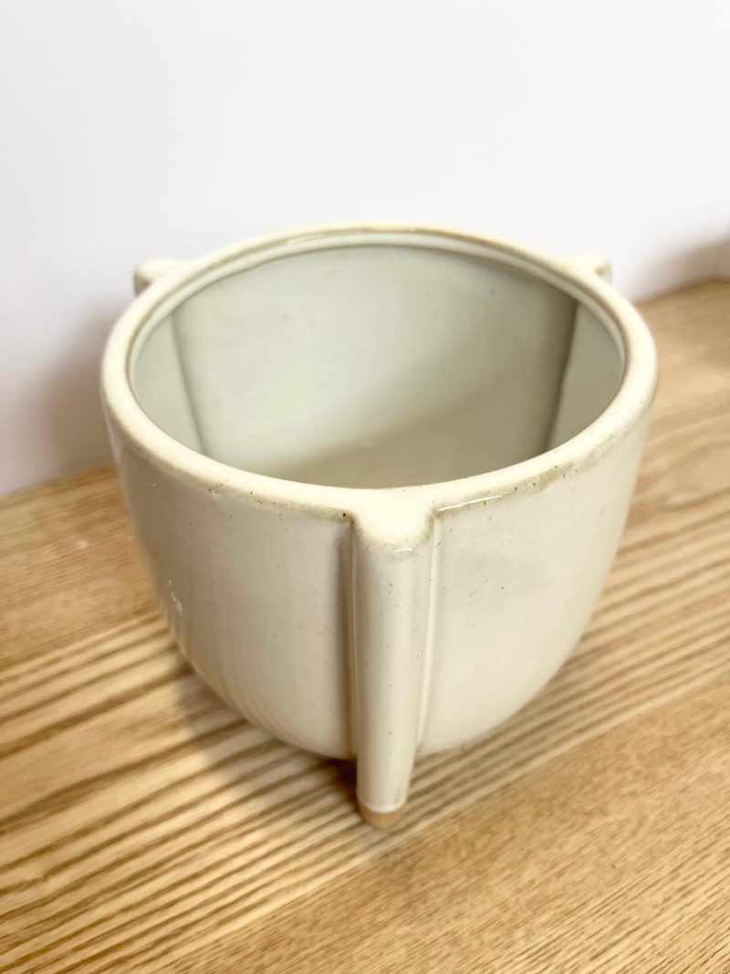 Pottery | Stoneware Footed Planter with Reactive Glaze – Two Sizes Home Decor Pottery