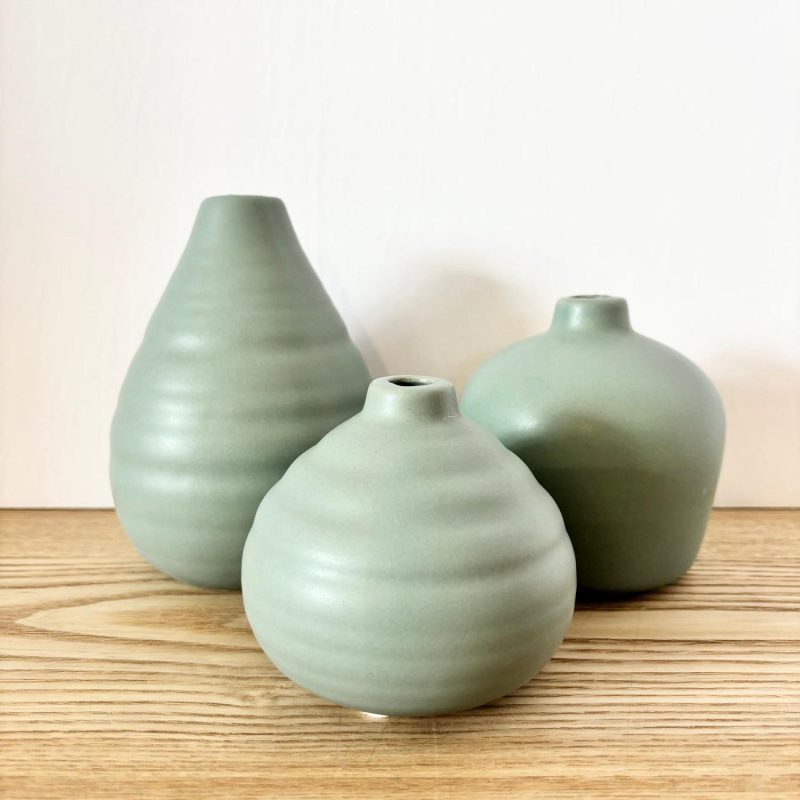 Pottery | Teal Ceramic Vases Home Decor Pottery