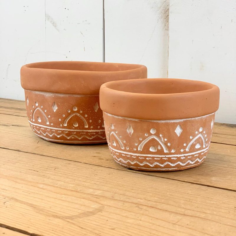 Pottery | Terracotta Dish Planters Home Decor Pottery