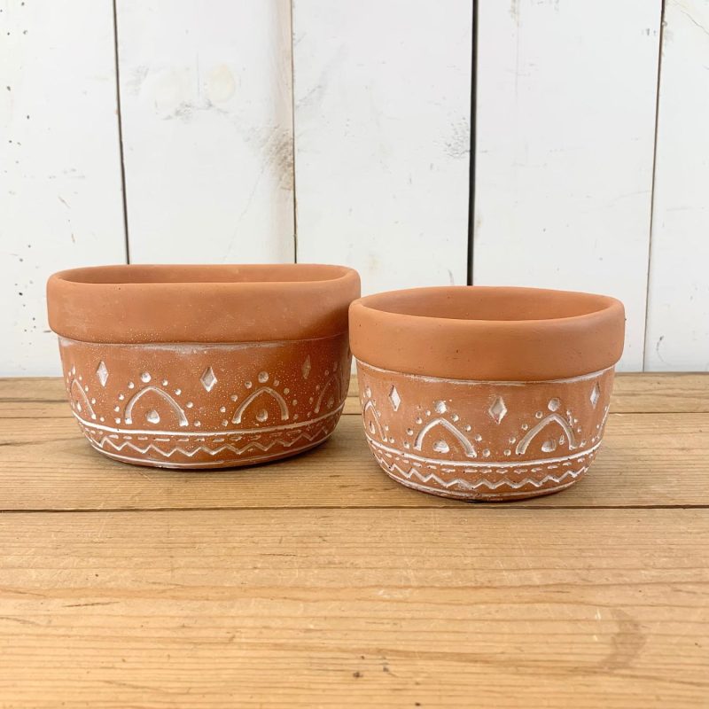 Pottery | Terracotta Dish Planters Home Decor Pottery