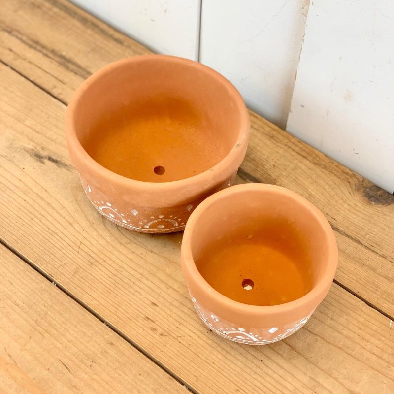 Pottery | Terracotta Dish Planters Home Decor Pottery