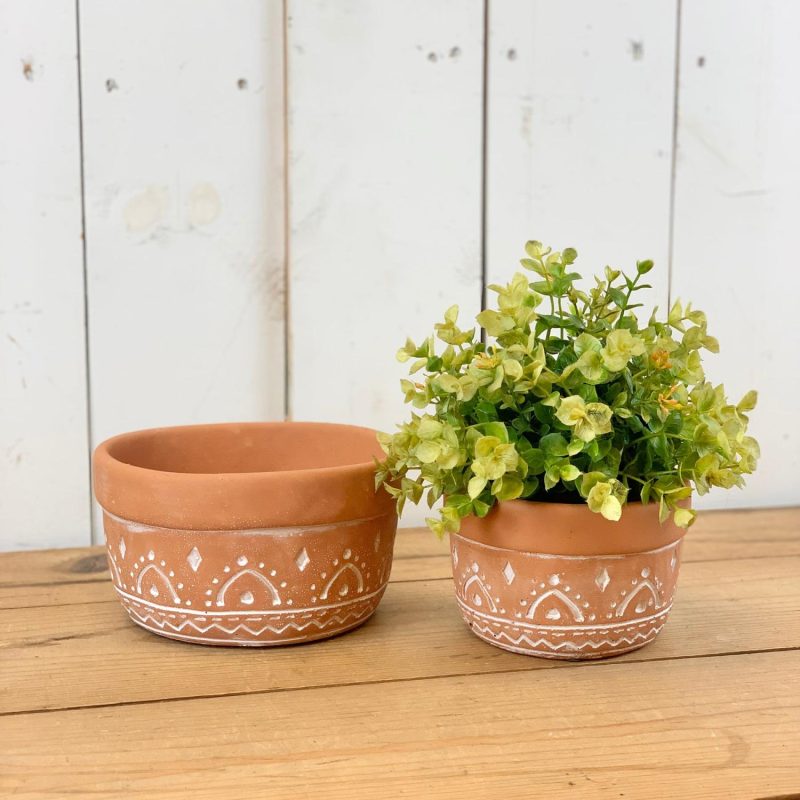 Pottery | Terracotta Dish Planters Home Decor Pottery