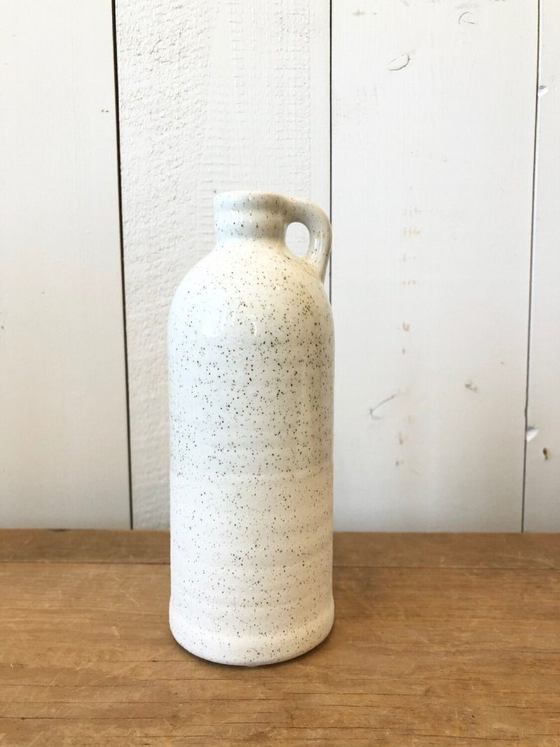 Pottery | Textured Cream Bottles Home Decor Pottery