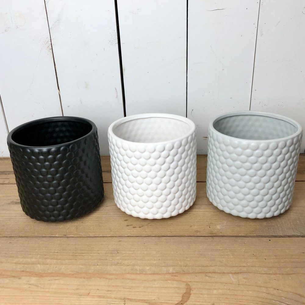 Pottery | Textured Neutral Pots Home Decor Pottery