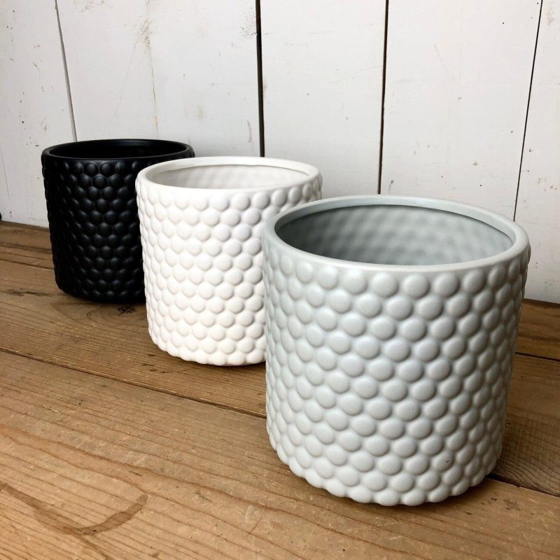 Pottery | Textured Neutral Pots Home Decor Pottery