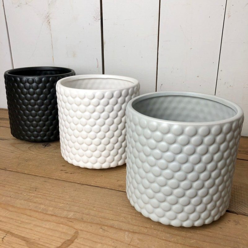 Pottery | Textured Neutral Pots Home Decor Pottery