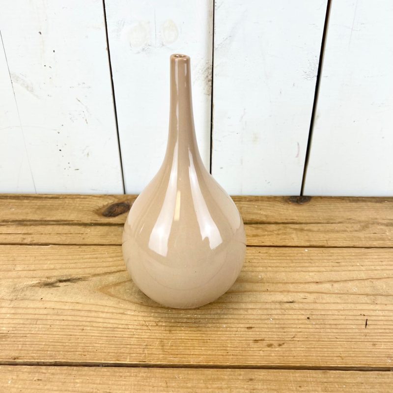 Pottery | Warm Toned Glossy Vases Home Decor Pottery