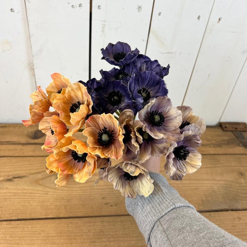 Seasonal Florals | Real-Feel Anemone Bundles Floral Stems Floral Stems