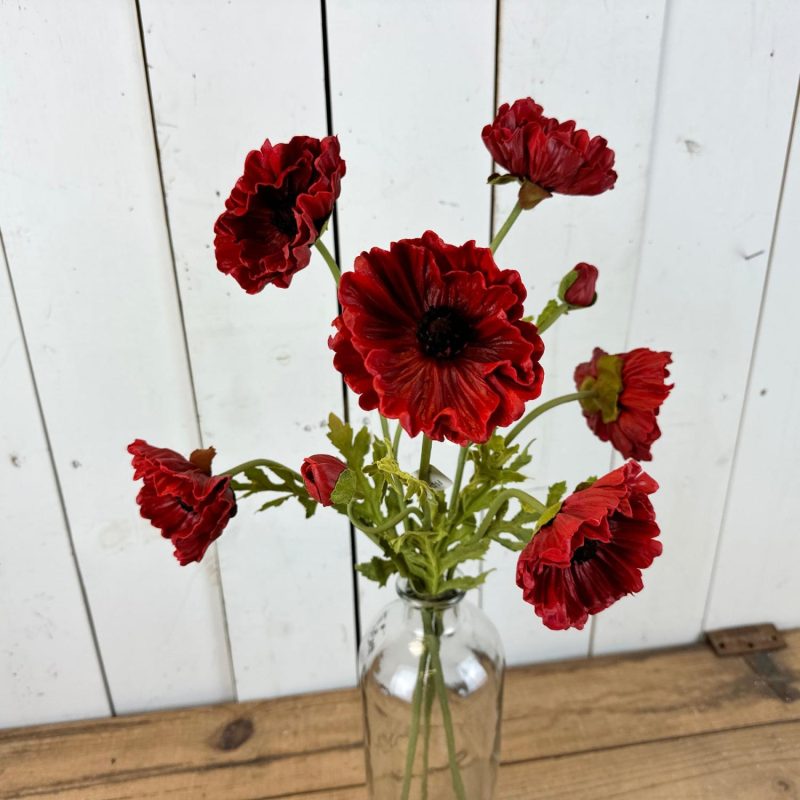 Seasonal Florals | Real Feel Tall Poppy Stems Floral Stems Floral Stems