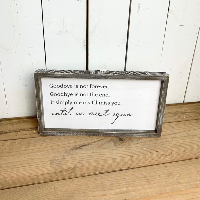 Signage | Sympathy Signage Home Decor Signage