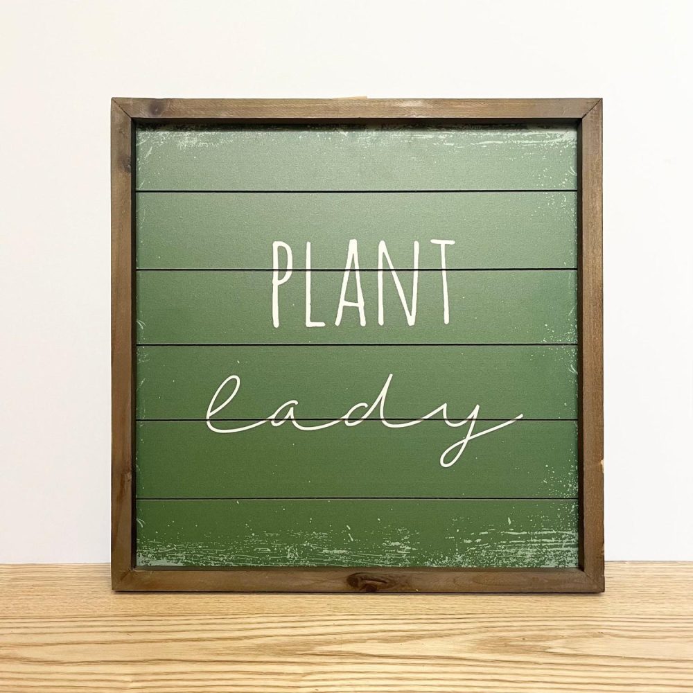 Wall Art | “Plant Lady” Sign Wall Art Wall Art