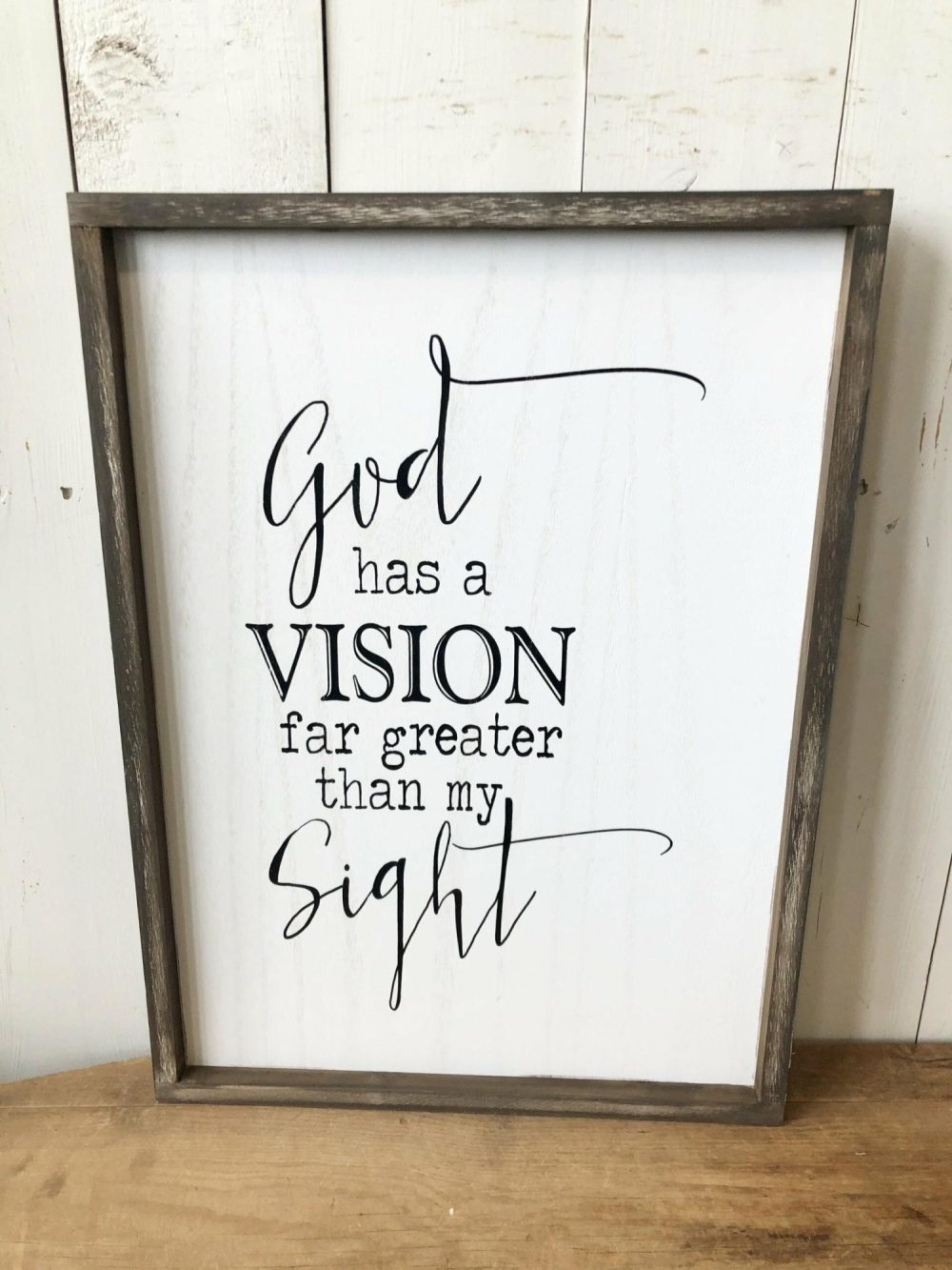 Wall Art | "God has a vision" Wall Art Home Decor Wall Art