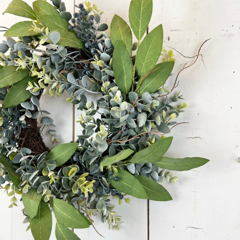 Wreaths & Candle Rings | Eucalyptus and Sage Collection Floral Stems Floral Stems