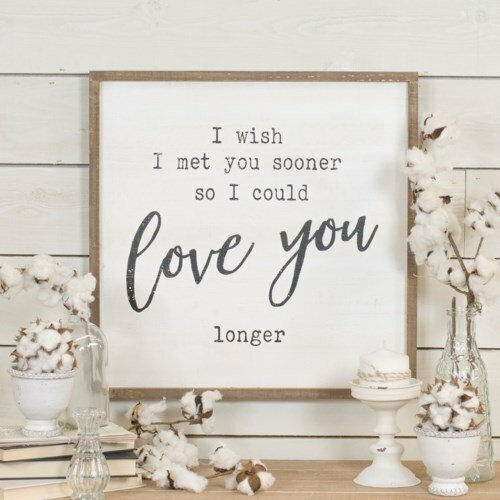 Signage | Love You Longer Wooden Sign Home Decor Signage